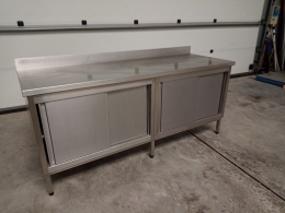 Armoire de table de travail en inox